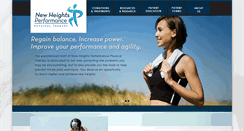 Desktop Screenshot of newheightsperformance.com